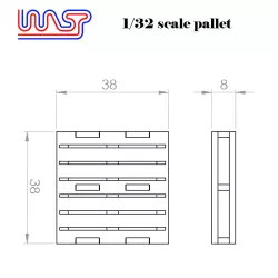 WASP 1/32 scale Pallets