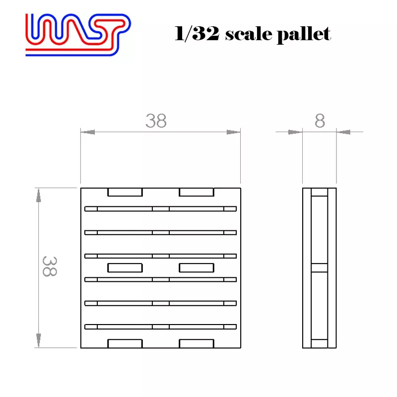 WASP 1/32 scale Pallets