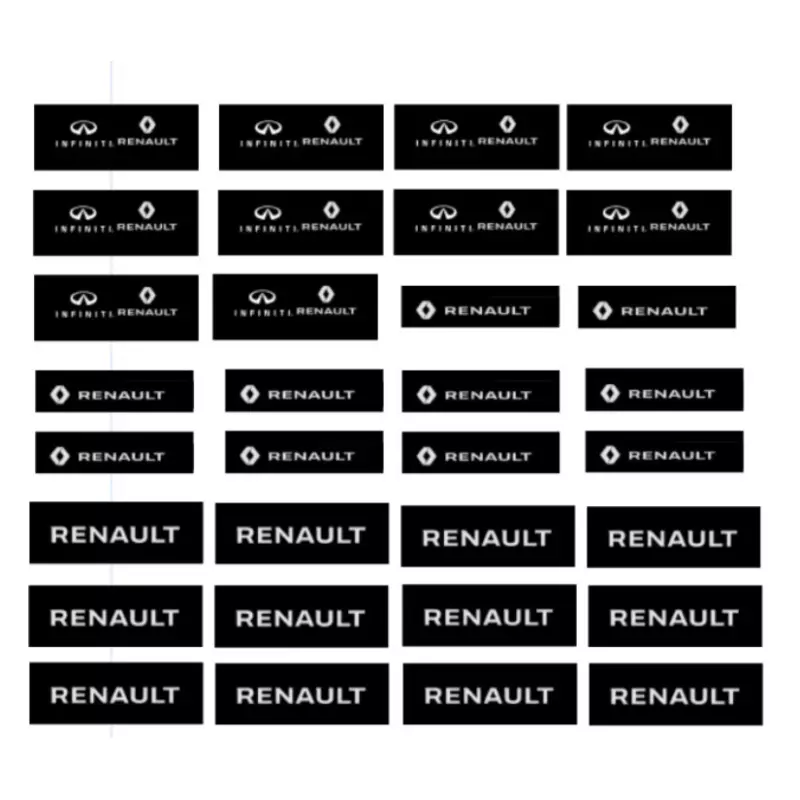 Slot Track Scenics PC/Dec. 7 Decals Equipe de Stand – Renault