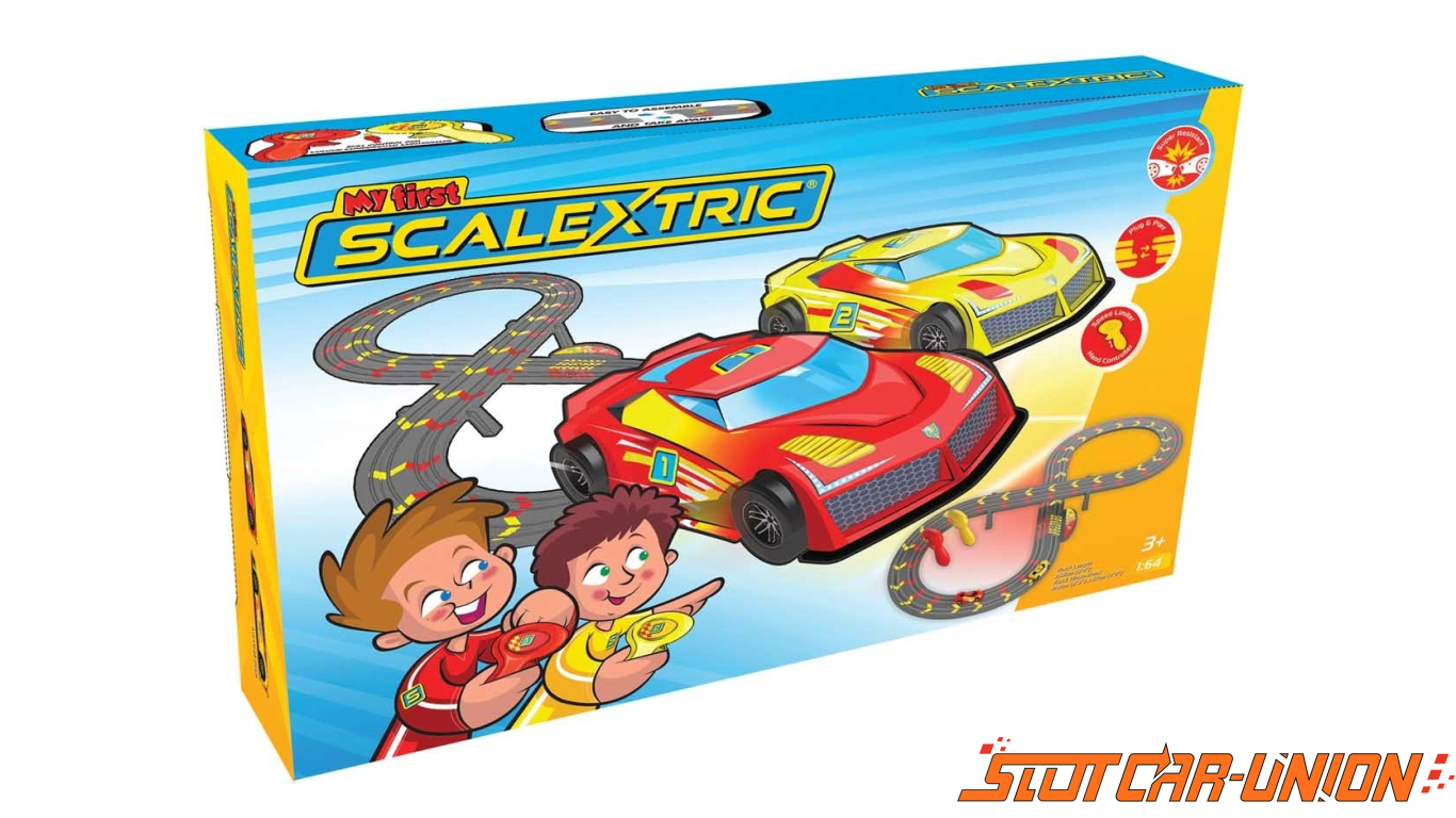 Micro Scalextric G1154 My First Scalextric Battery Powered Slot Car Union