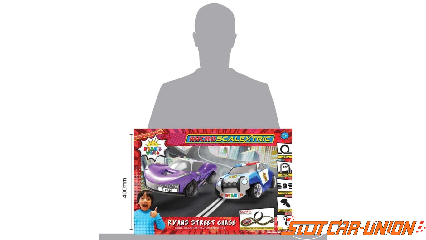 micro scalextric police patrol