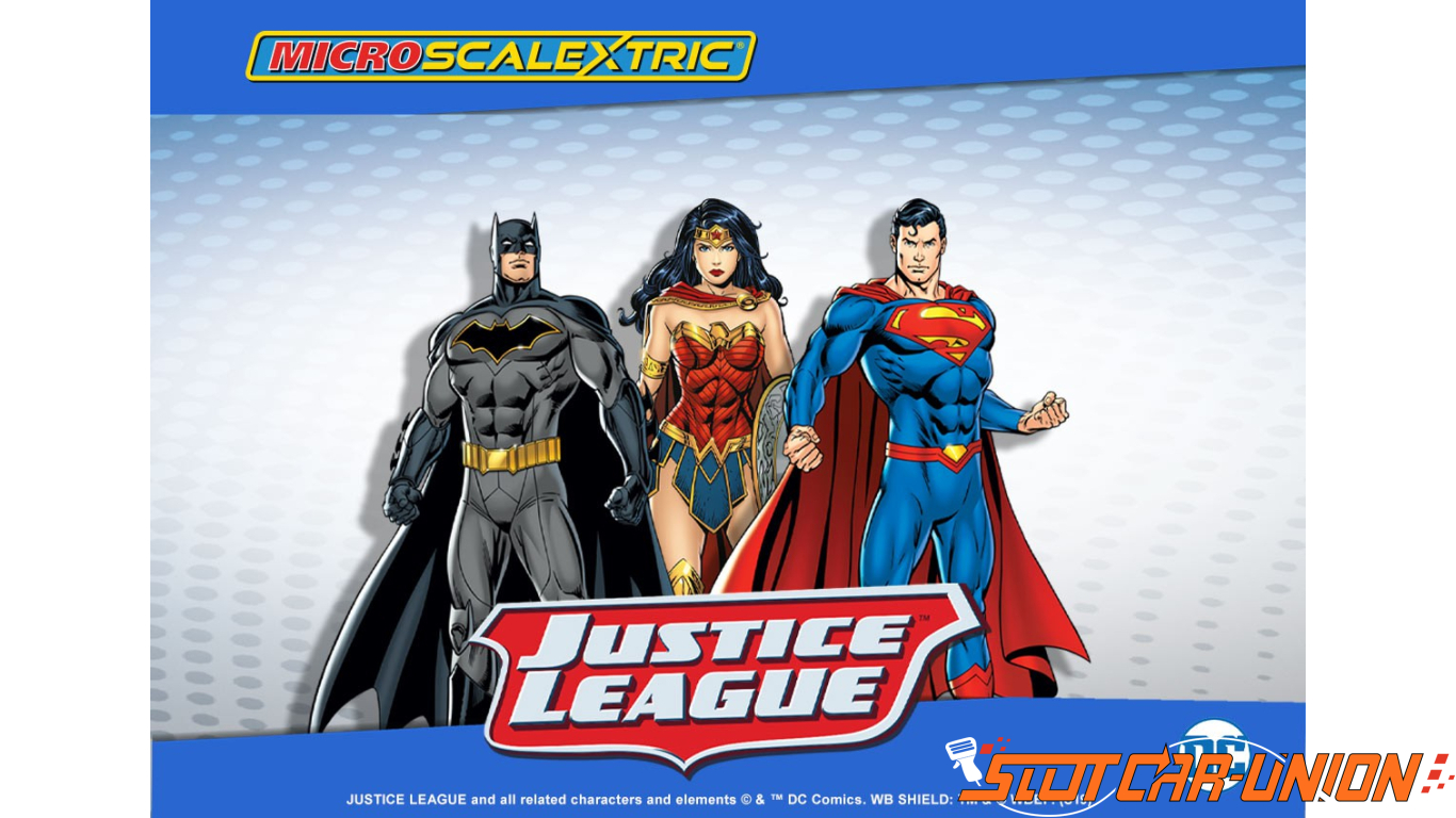 Micro Scalextric G2167 Justice League Superman Car - Slot Car-Union