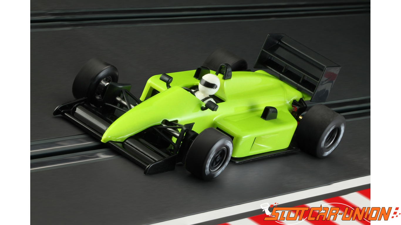 NSR 0161IL Formula 86/89 - GREEN Test Car - Slot Car-Union