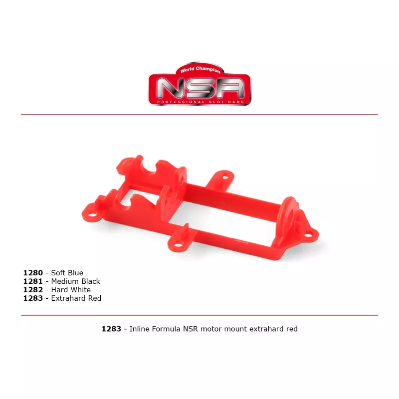  NSR 1283 Inline Formula NSR motor mount Extrahard Red