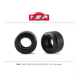 NSR 5283 Pneus Avant Slick - 18 x 10 - Sans friction pour roues 13 Ø