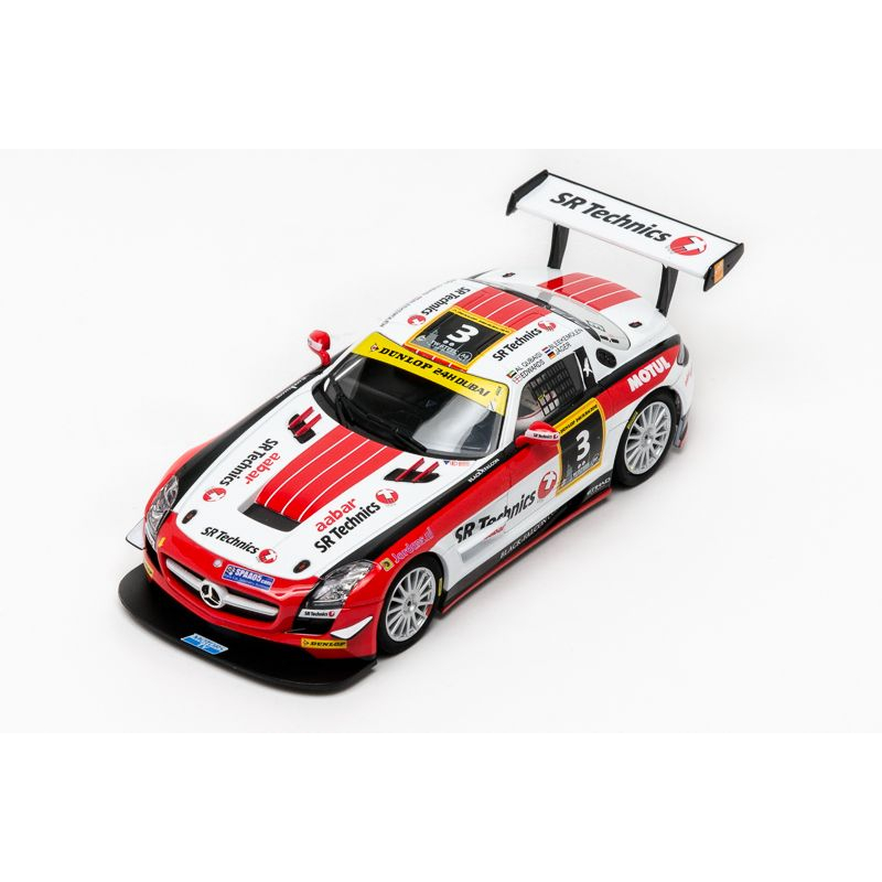Carrera DIGITAL 132 30640 Mercedes-Benz SLS AMG GT3 Black Falcon, 24h Dubai 2012 No.3