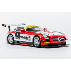 Carrera DIGITAL 132 30640 Mercedes-Benz SLS AMG GT3 Black Falcon, 24h Dubai 2012 No.3
