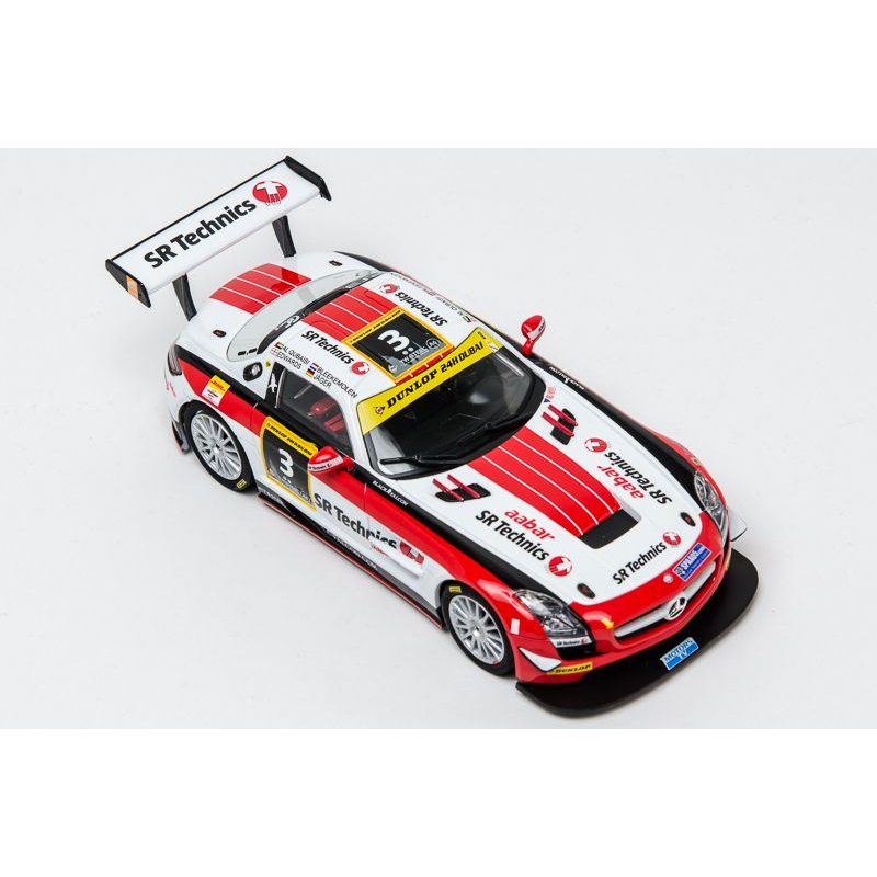 Carrera DIGITAL 132 30640 Mercedes-Benz SLS AMG GT3 Black Falcon, 24h Dubai 2012 No.3
