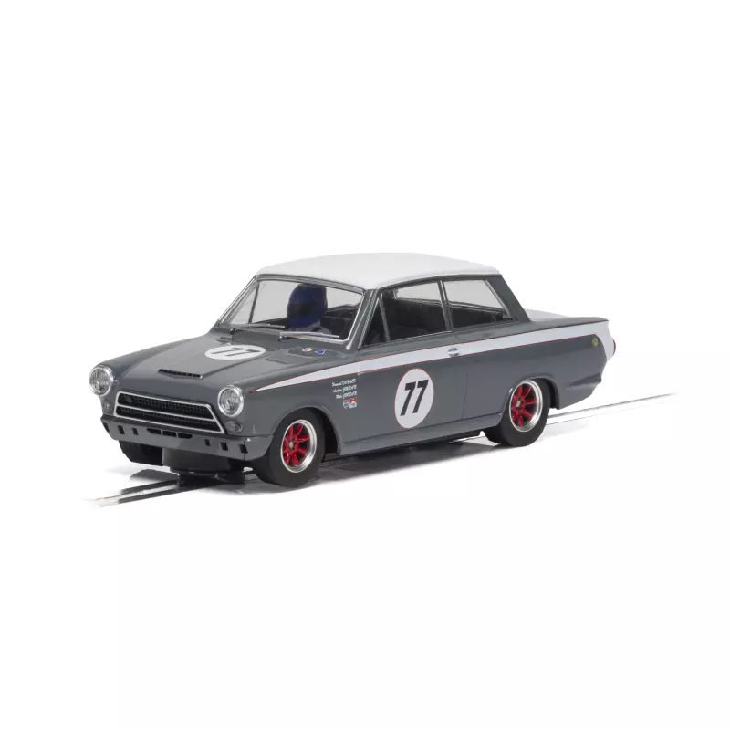 Scalextric C4177 Ford Lotus Cortina - JRT - Howard Donald/Andrew Jordan No.77