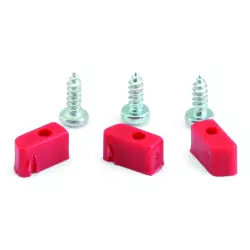 NSR 1231 Plastic cups + Screws for Triangular motor support (3+3 pcs)