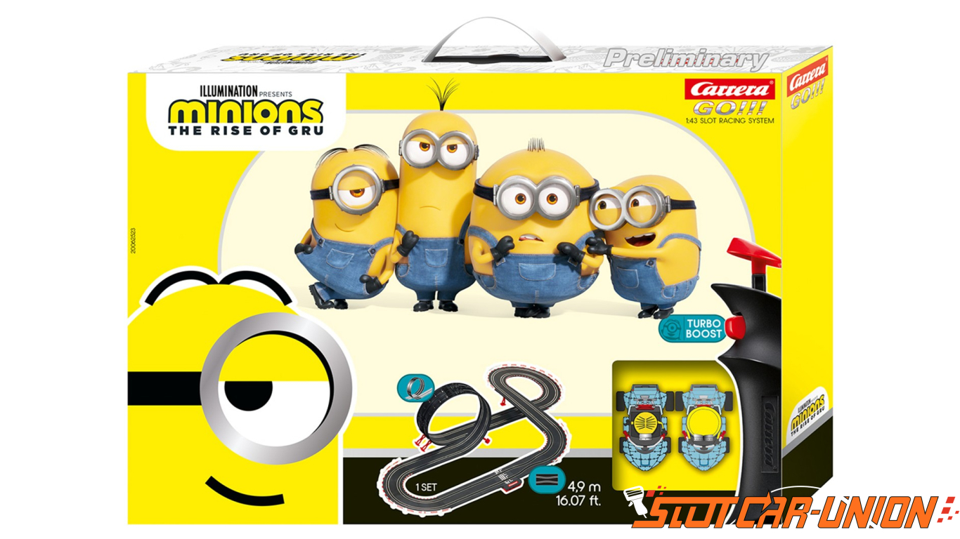 Carrera GO!!! 62523 Minions - Yellow Racing Set - Slot Car-Union