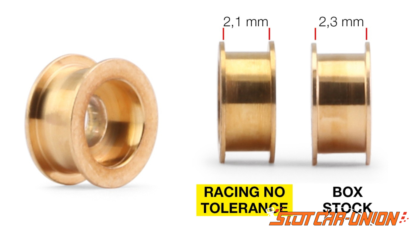 2/pk NSR 4847 3/32 Racing Brass Bushings Oilites No Tolerance for All Cars 