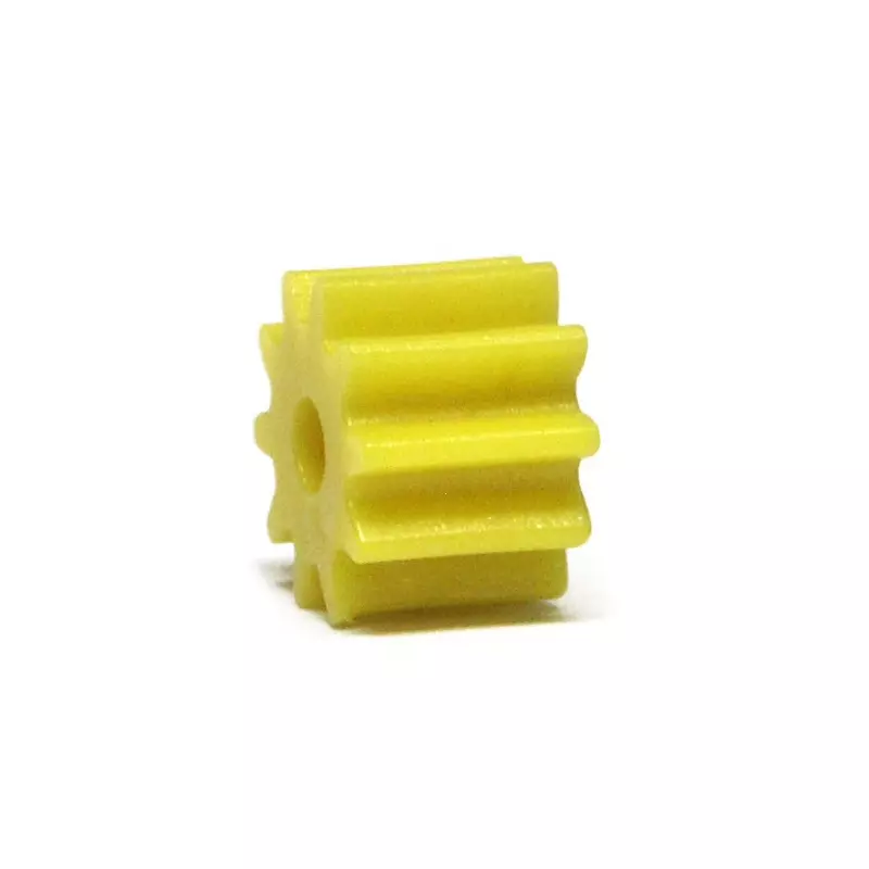 NSR 7210 Plastic Pinions Sidewinder 10 teeth no friction Yellow Ø6,5mm x4