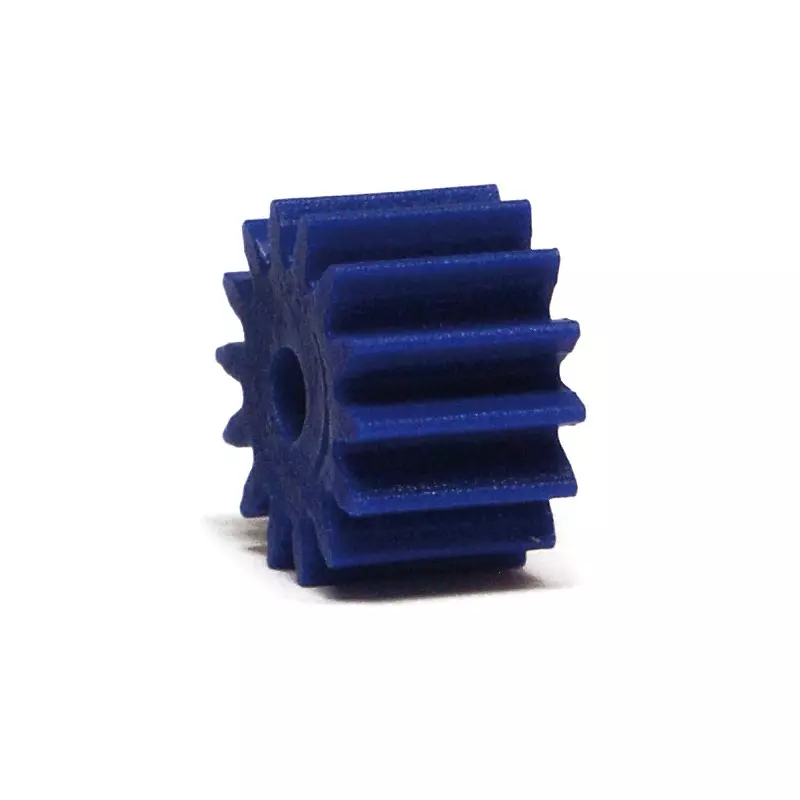 NSR 7314 Plastic Pinions Anglewinder 14 teeth no friction Blue Ø7,5mm x4