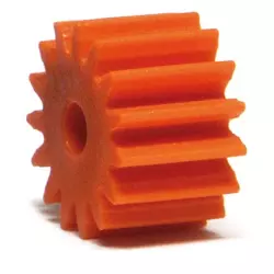 NSR 7315 Plastic Pinions Anglewinder 15 teeth no friction Orange Ø7,5mm x4