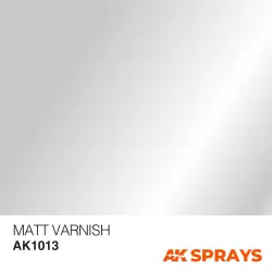 AK Interactive AK1013 Matt Varnish - Spray 400ml (Comprend 2 buses)