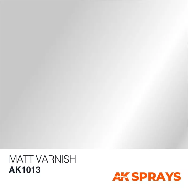 AK Interactive AK1013 Matt Varnish - Spray 400ml (Includes 2 nozzles)