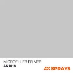 AK Interactive AK1018 Microfiller Primer - Spray 150ml (Includes 2 nozzles)