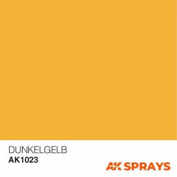 AK Interactive AK1023 Dunkelgelb color - Spray 150ml