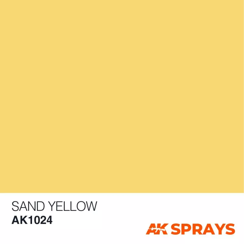 AK Interactive AK1024 Sand Yellow - Spray 150ml
