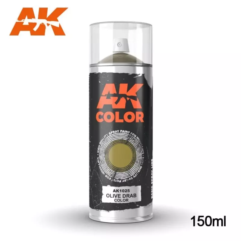 AK Interactive AK1025 Olive Drab color - Spray 150ml