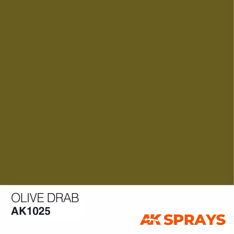 AK Interactive AK1025 Olive Drab color - Spray 150ml