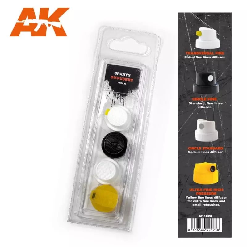  AK Interactive AK1028 Spray Difussers Set 1