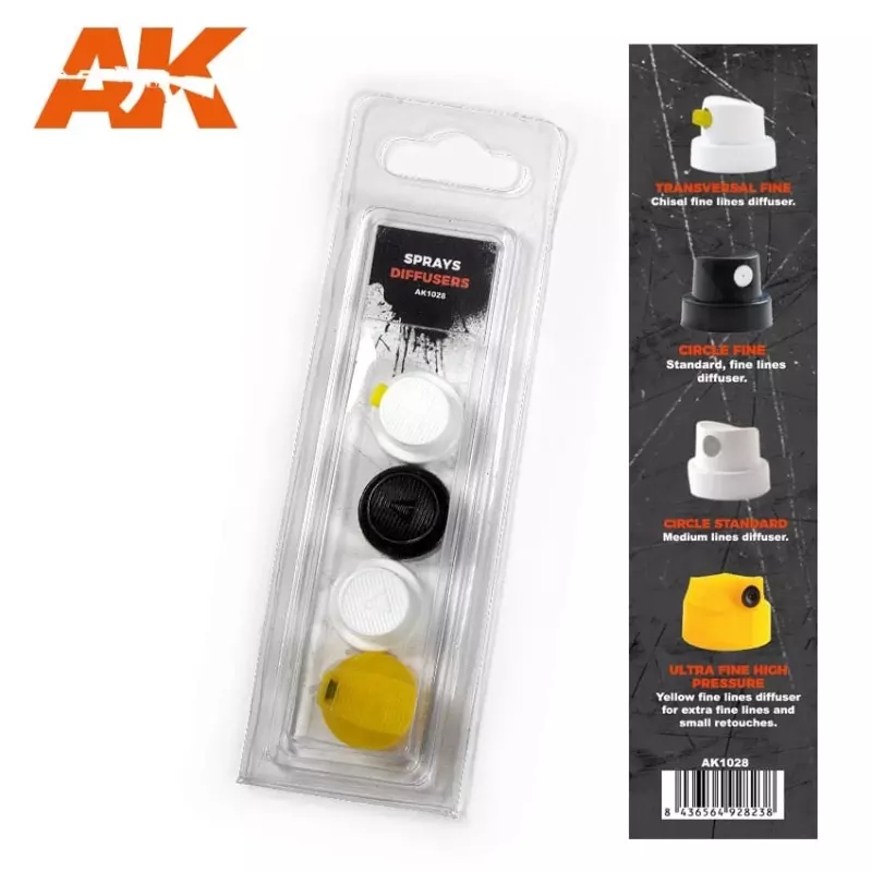 AK Interactive AK1028 Spray Difussers Set 1