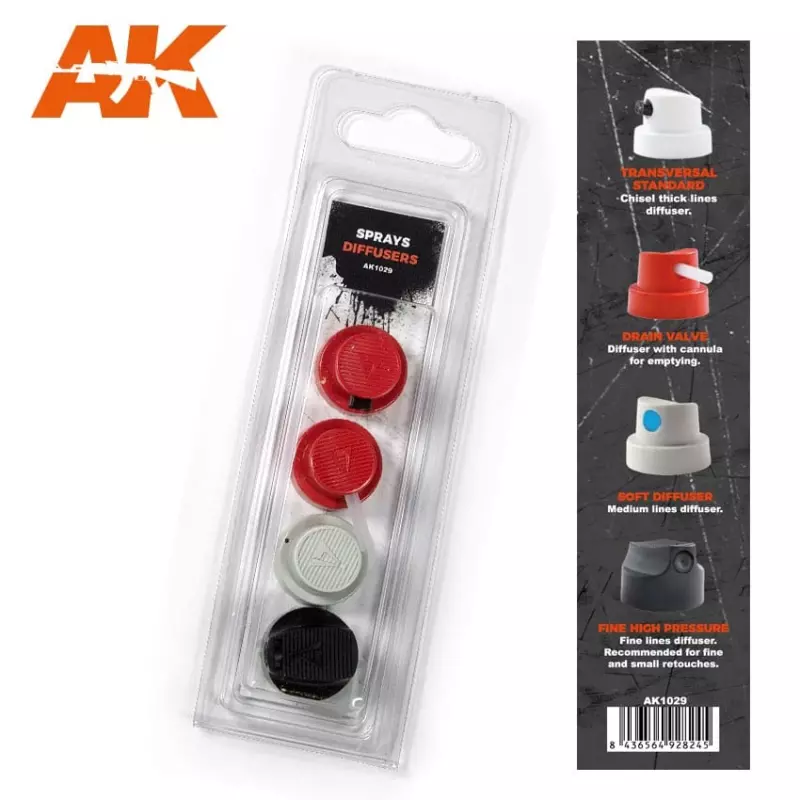 AK Interactive AK1029 Spray Difussers Set 2