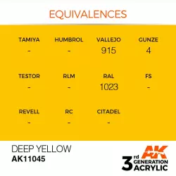 AK Interactive AK11045 Deep Yellow 17ml