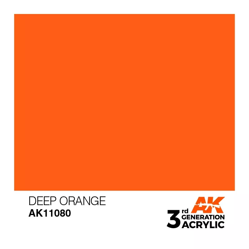 AK Interactive AK11080 Deep Orange 17ml