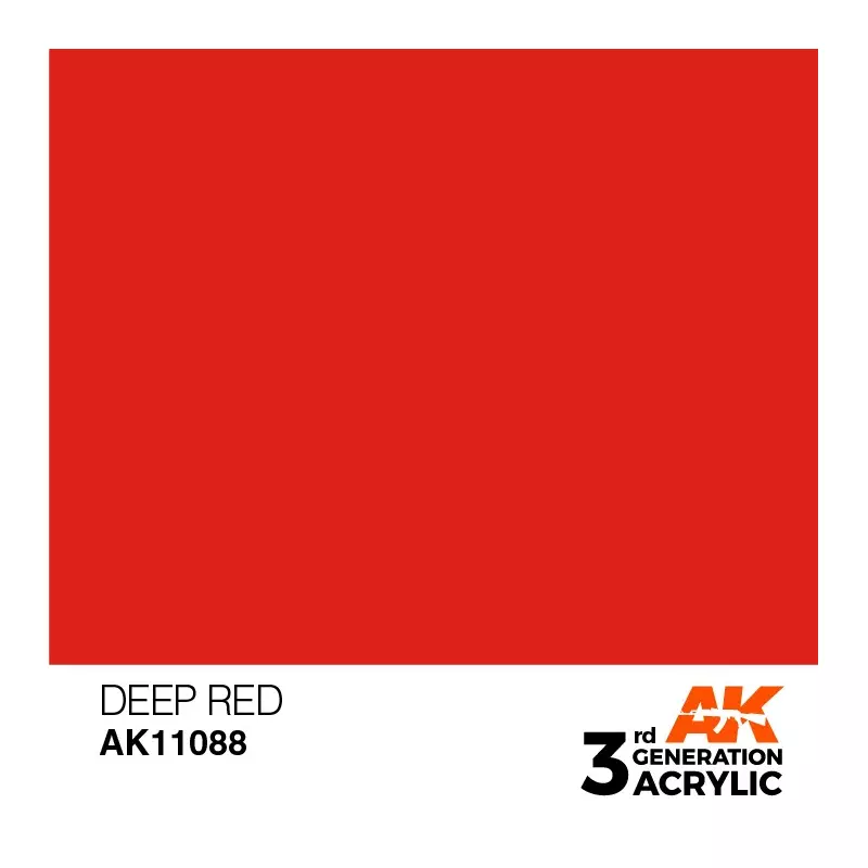 AK Interactive AK11088 Deep Red 17ml