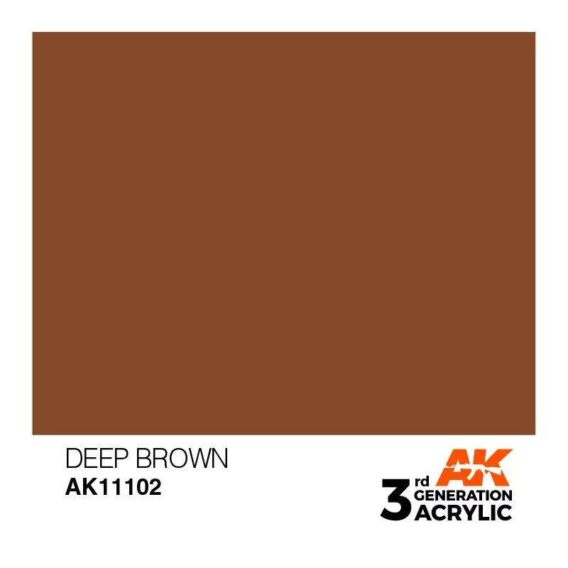 AK Interactive AK11102 Deep Brown 17ml