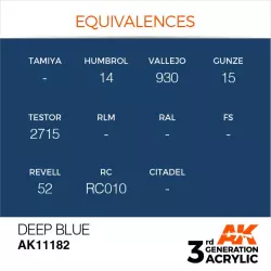 AK Interactive AK11182 Deep Blue 17ml