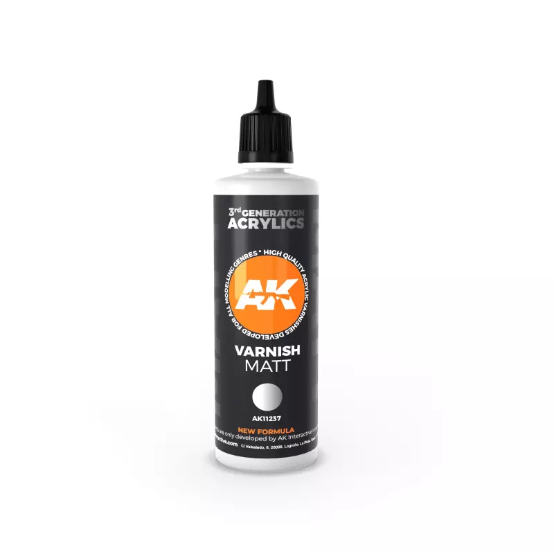  AK Interactive AK11237 Matt Varnish 100 ml 3rd Generation