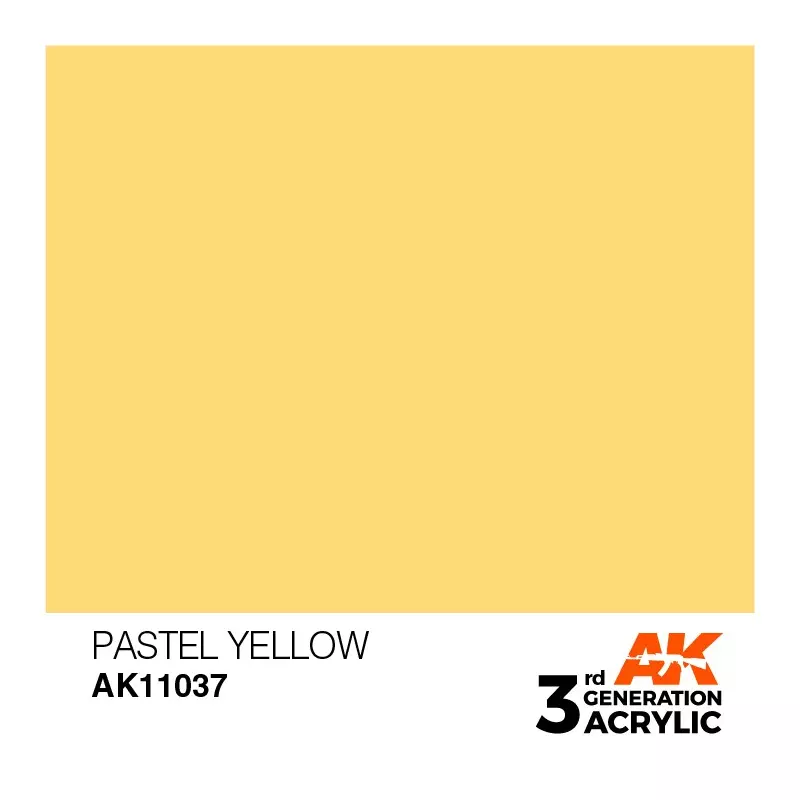AK Interactive AK11037 Pastel Yellow 17ml