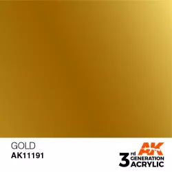 AK Interactive AK11191 Gold 17ml