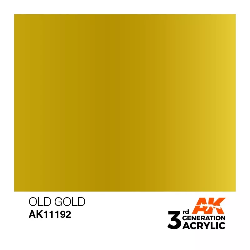 AK Interactive AK11192 Old Gold 17ml
