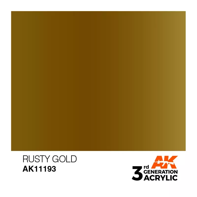 AK Interactive AK11193 Rusty Gold 17ml