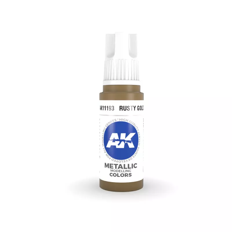  AK Interactive AK11193 Rusty Gold 17ml