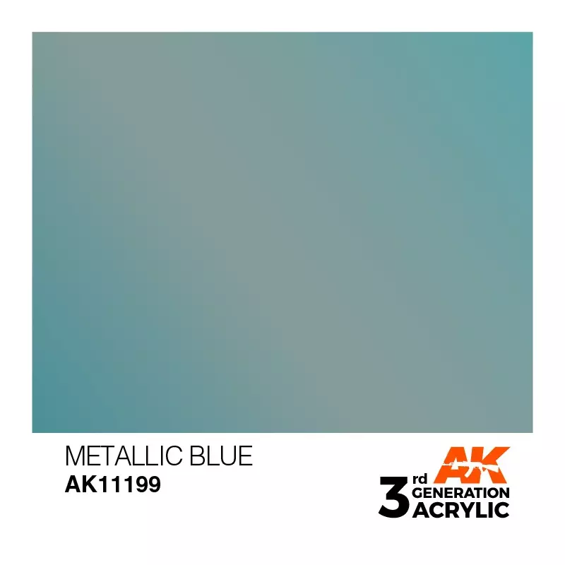 AK Interactive AK11199 Metallic Blue 17ml