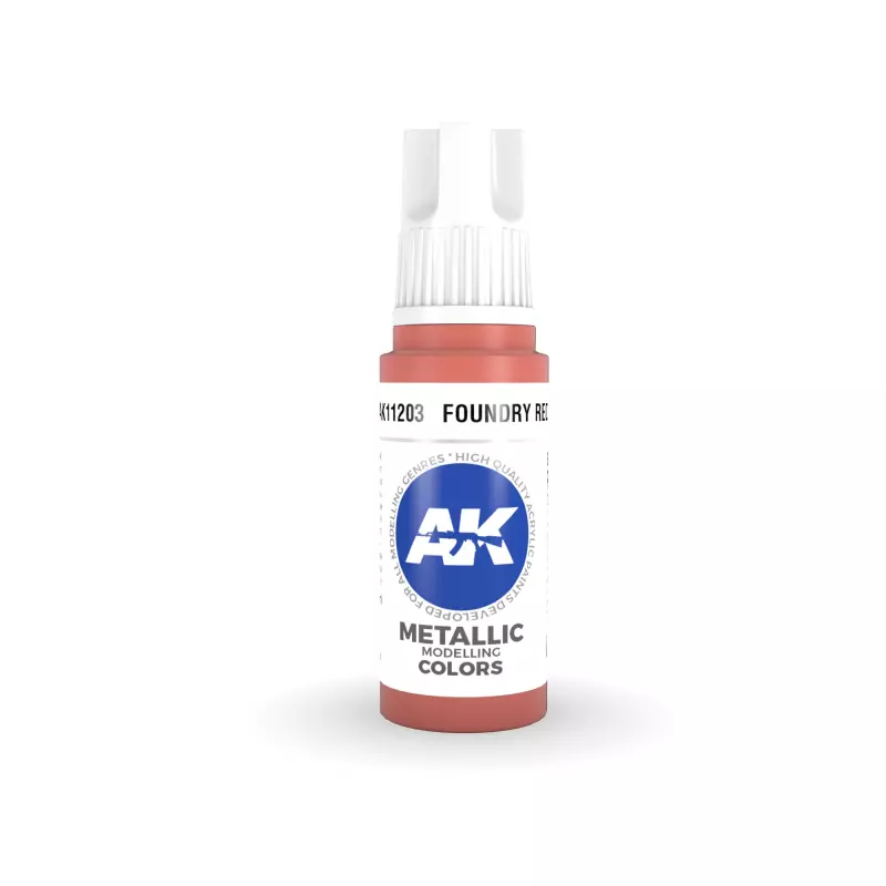  AK Interactive AK11203 Foundry Red 17ml