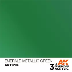 AK Interactive AK11204 Emerald Metallic Green 17ml