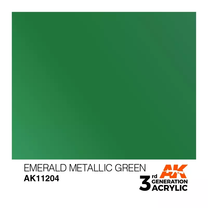 AK Interactive AK11204 Emerald Metallic Green 17ml