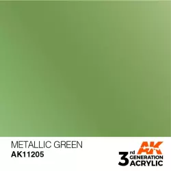 AK Interactive AK11205 Metallic Green 17ml