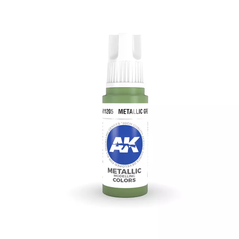 AK Interactive AK11205 Metallic Green 17ml