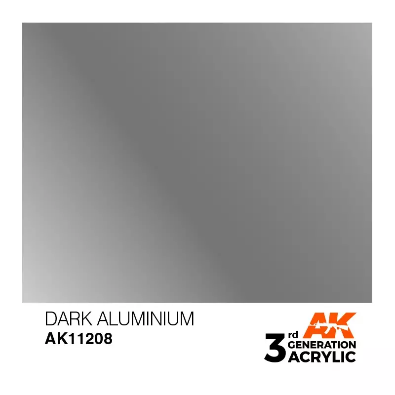 AK Interactive AK11208 Dark Aluminium 17ml