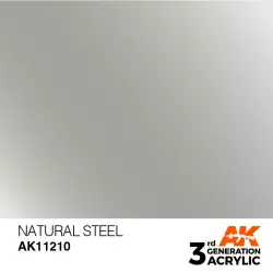 AK Interactive AK11210 Natural Steel 17ml