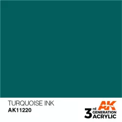 AK Interactive AK11220 Turquoise INK 17ml