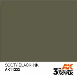 AK Interactive AK11222 Sooty Black INK 17ml